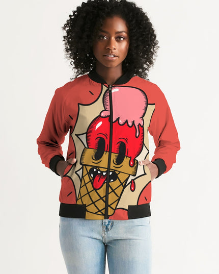 AriNiyla Watermelon Ice Cream Women's Bomber Jacket