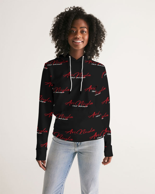 AriNiyla All Over Logo Women Hoodie