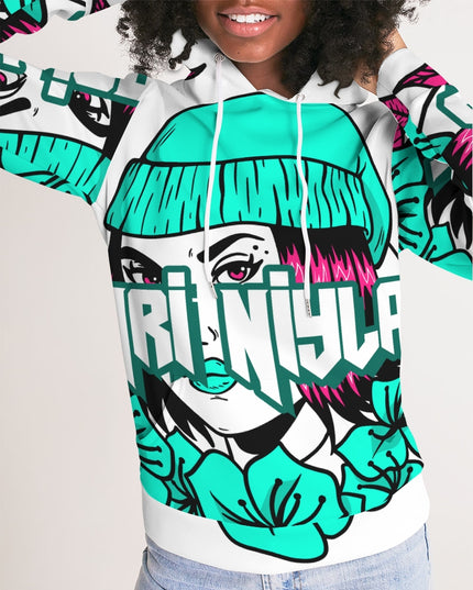 AriNiyla Teal Blue Women's Hoodie