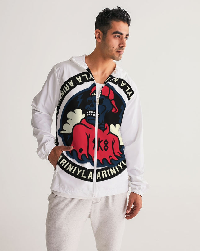 AriNiyla Embezzled Alien Skater Men's Windbreaker Jacket