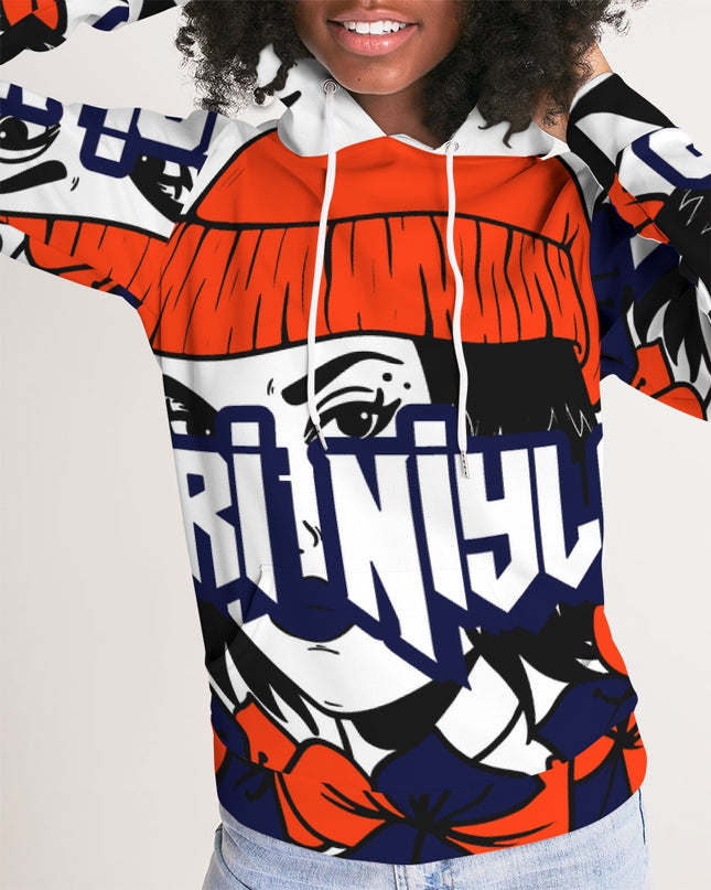 AriNiyla Orange LOGO Women's Hoodie
