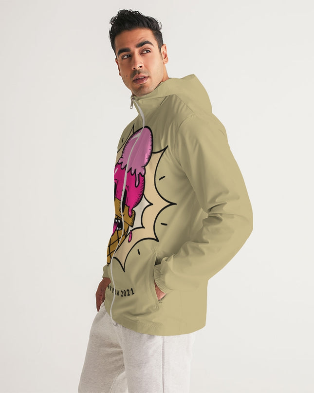 AriNiyla Ice Cream Men's Windbreaker Jacket