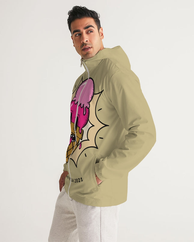AriNiyla Ice Cream Men's Windbreaker Jacket