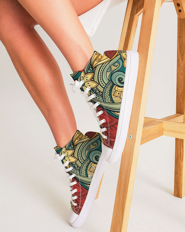 AriNiyla Floral Women's Hightop Shoe