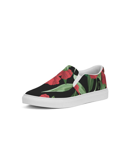 AriNiyla Black Rose Women's Slip-On Shoe