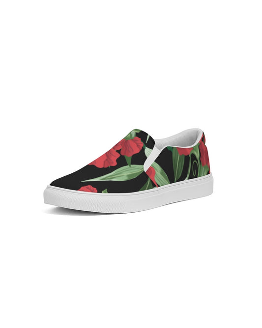 AriNiyla Black Rose Women's Slip-On Shoe