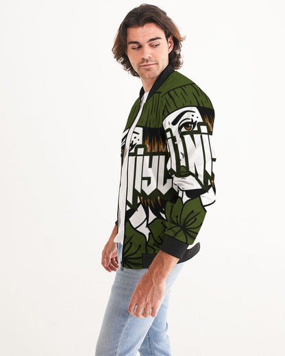 AriNiyla The Brand Green Logo Men's Bomber Jacket