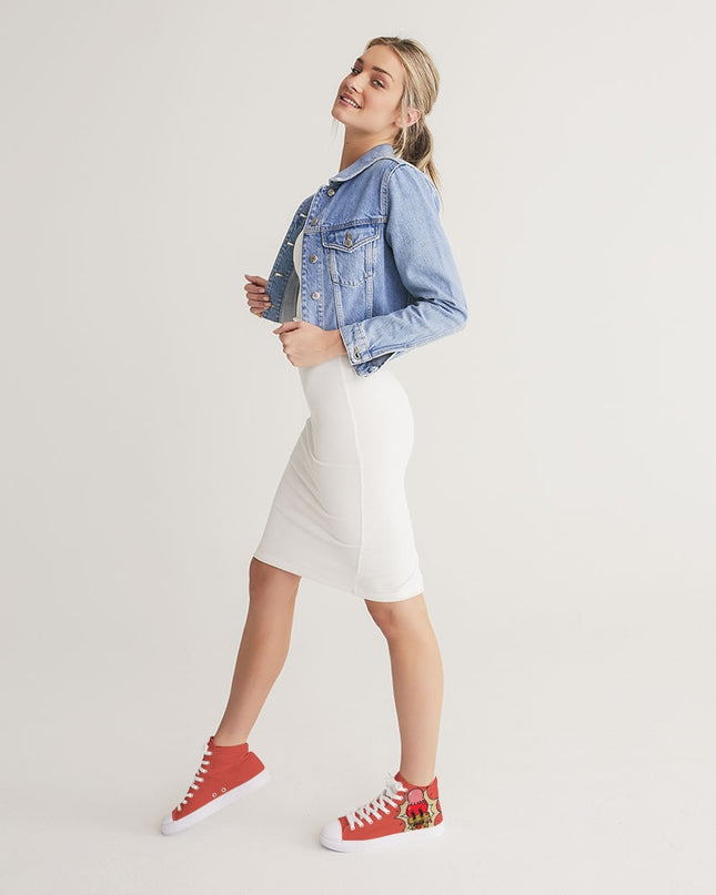 AriNiyla Watermelon Ice Ceam Women's High Top Shoe