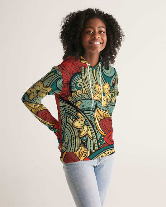 AriNiyla Jumbo Floral Women's Hoodie