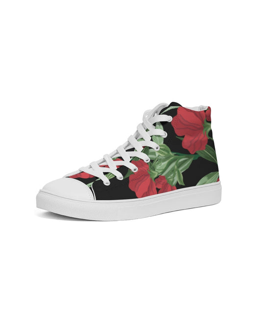 AriNiyla Black Rose Women's High Top Shoe