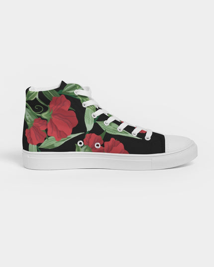 AriNiyla Black Rose Women's High Top Shoe