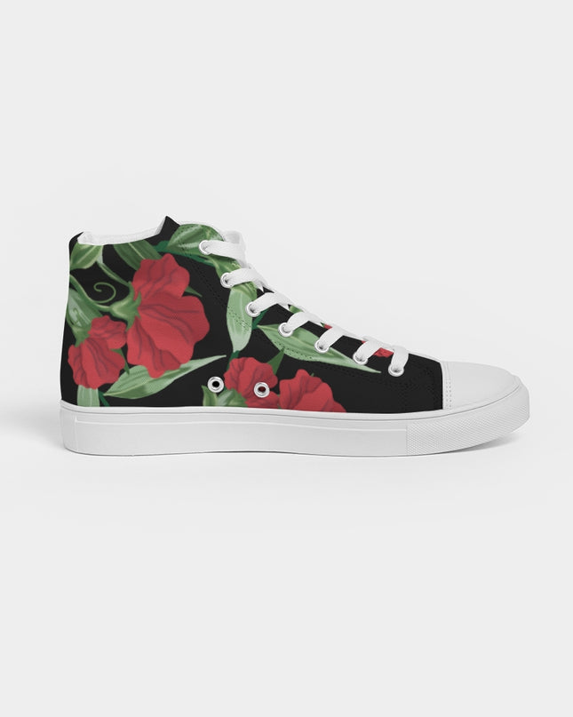 AriNiyla Black Rose Women's High Top Shoe