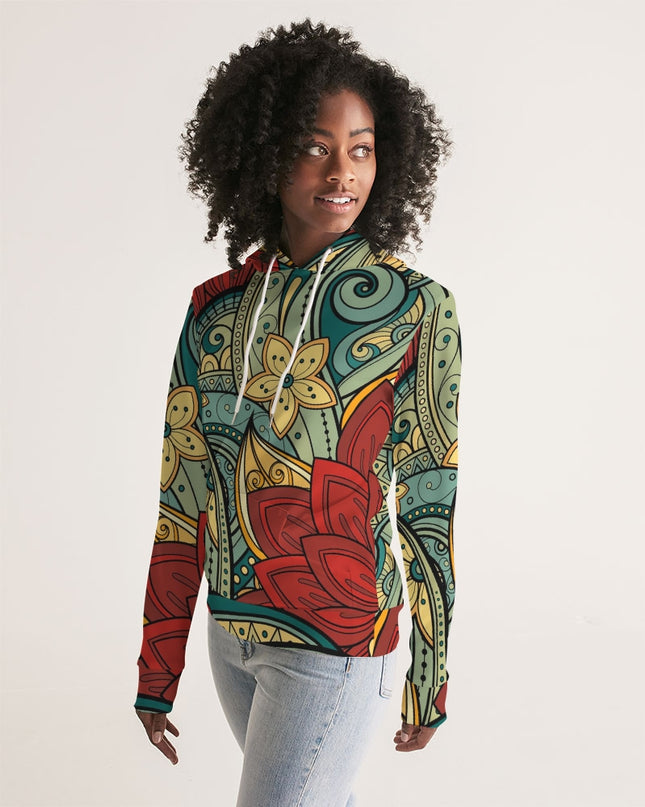 AriNiyla Jumbo Floral Women's Hoodie