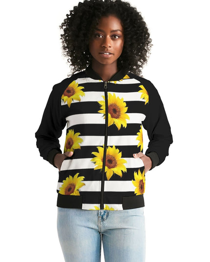 AriNiyla Sunflower Women's Bomber Jacket