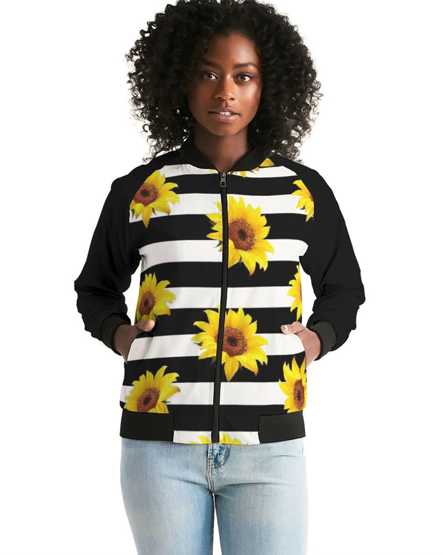 AriNiyla Sunflower Women's Bomber Jacket