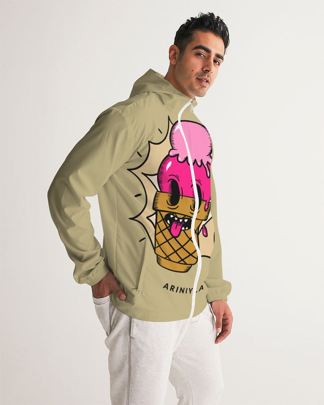 AriNiyla Ice Cream Men's Windbreaker Jacket