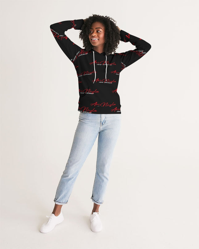 AriNiyla All Over Logo Women Hoodie