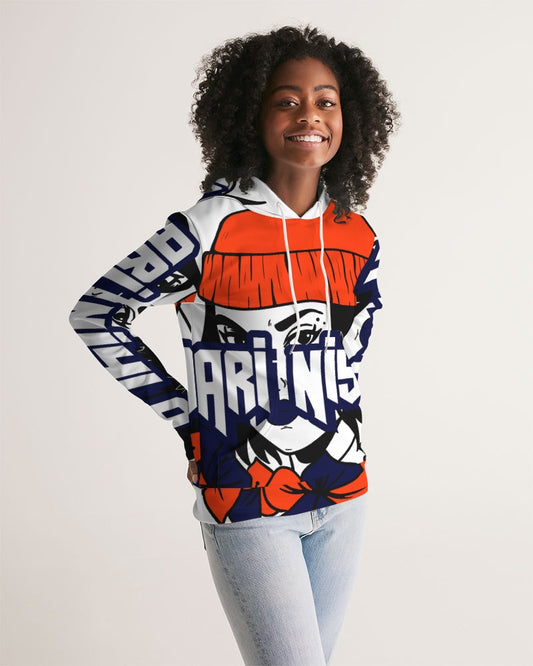 AriNiyla Orange LOGO Women's Hoodie