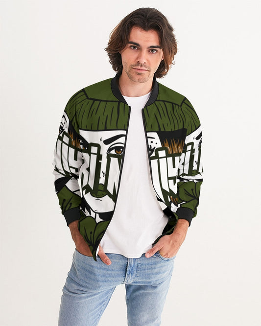 AriNiyla The Brand Green Logo Men's Bomber Jacket