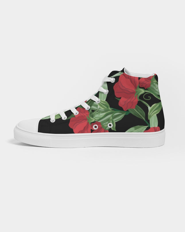 AriNiyla Black Rose Women's High Top Shoe