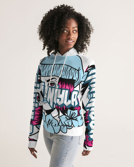 AriNiyla Soft Blue Women's Hoodie