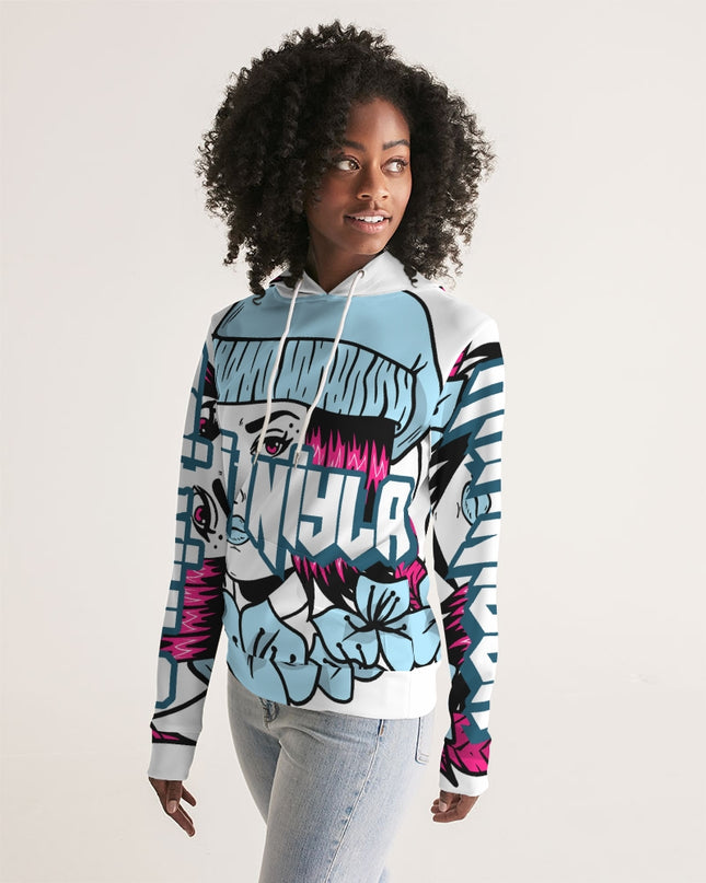 AriNiyla Soft Blue Women's Hoodie