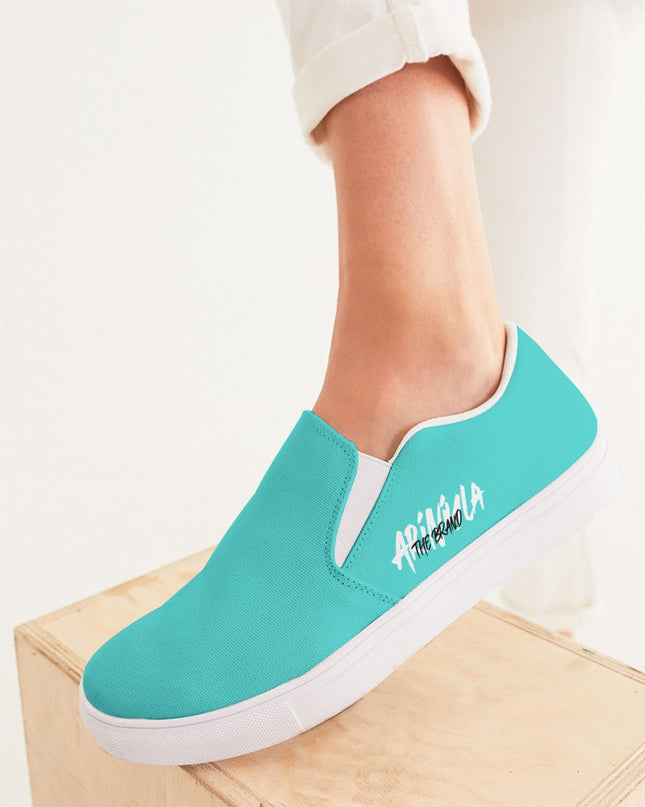 AriNiyla Turquoise Women's Slip-On  Shoe