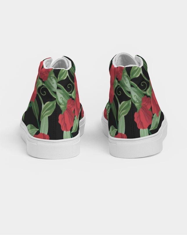 AriNiyla Black Rose Women's High Top Shoe