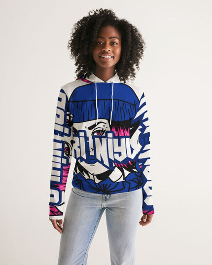 AriNiyla blue logo hoodie Women Hoodie