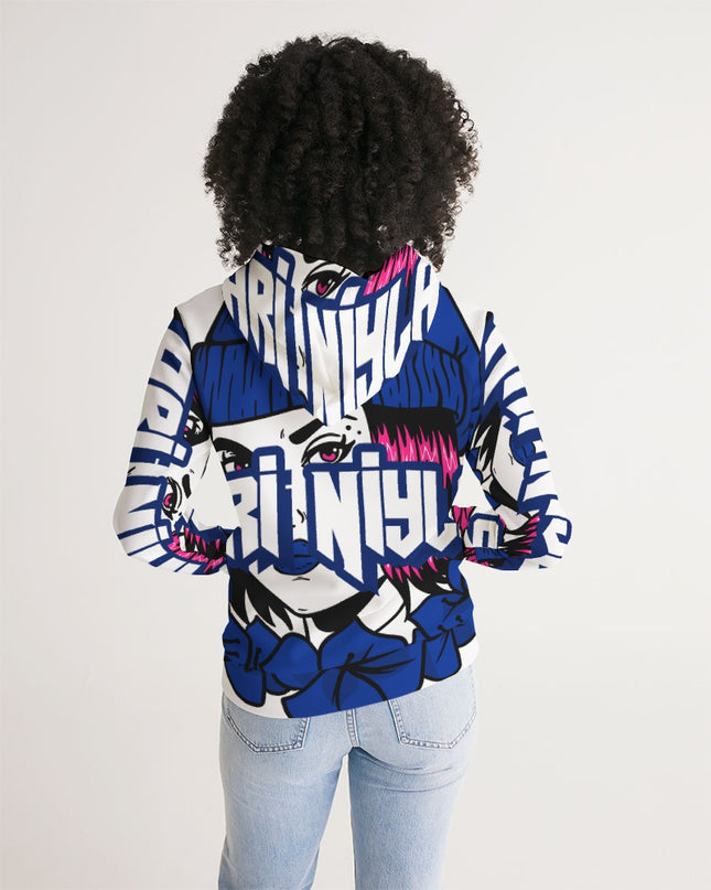 AriNiyla blue logo hoodie Women Hoodie