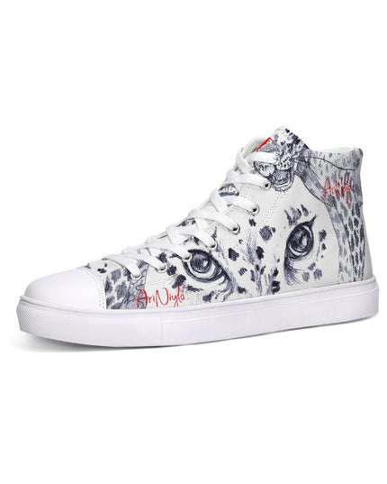 AriNiyla Animal Print Red Signature Hightop Women Shoe