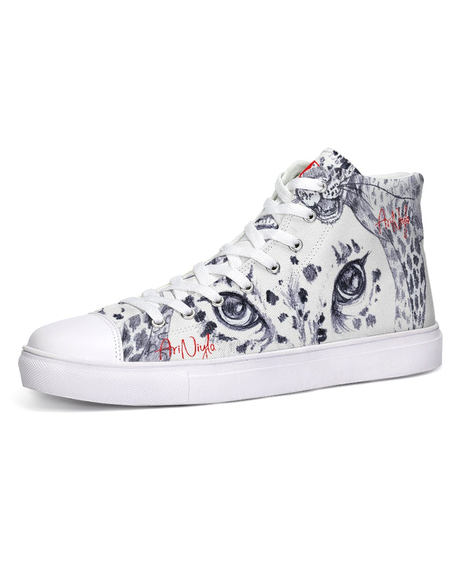 AriNiyla Animal Print Red Signature Hightop Women Shoe