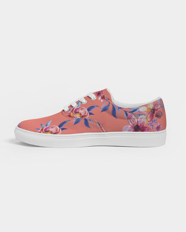 AriNiyla Pastel Floral Women's Lace Up Shoe