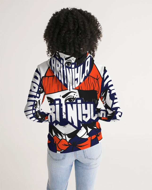 AriNiyla Orange LOGO Women's Hoodie