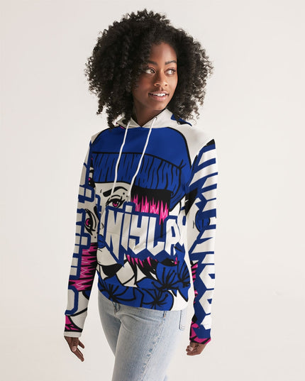 AriNiyla blue logo hoodie Women Hoodie