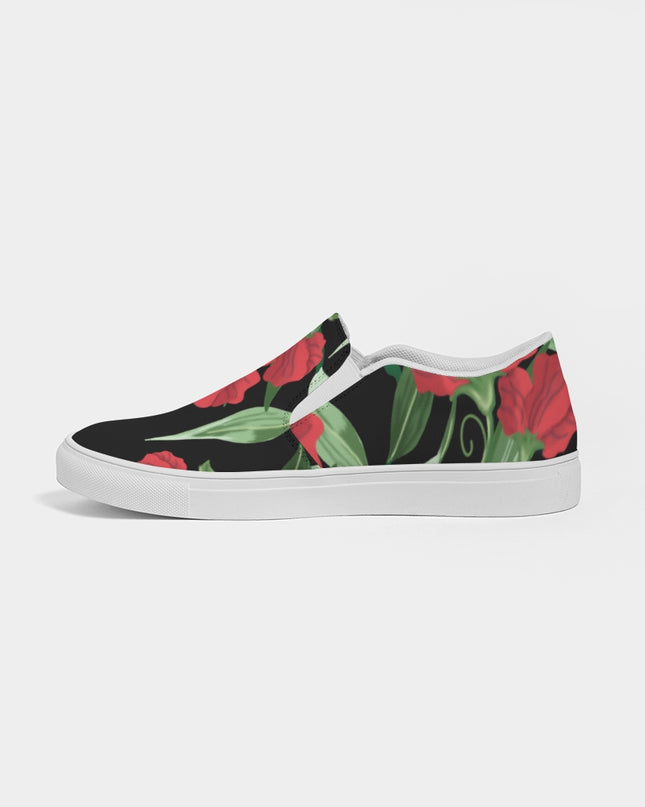 AriNiyla Black Rose Women's Slip-On Shoe