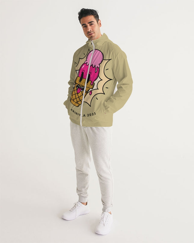 AriNiyla Ice Cream Men's Windbreaker Jacket