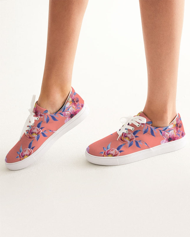AriNiyla Pastel Floral Women's Lace Up Shoe