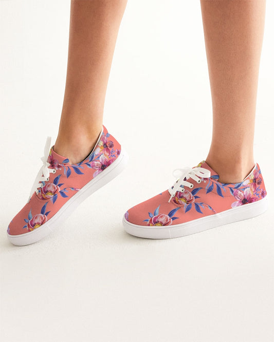 AriNiyla Pastel Floral Women's Lace Up Shoe