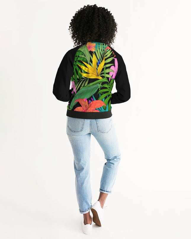 AriNiyla Tropical Women's Bomber Jacket