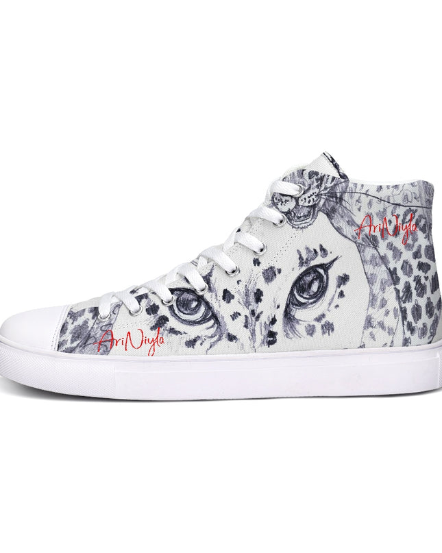 AriNiyla Animal Print Red Signature Hightop Women Shoe