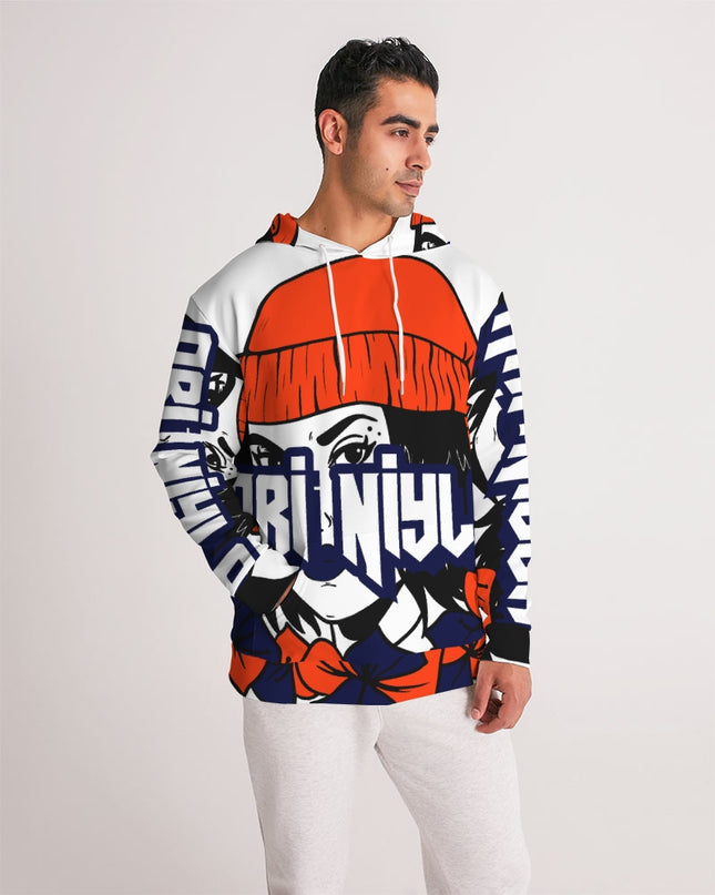 AriNiyla Orange LOGO Men Hoodie