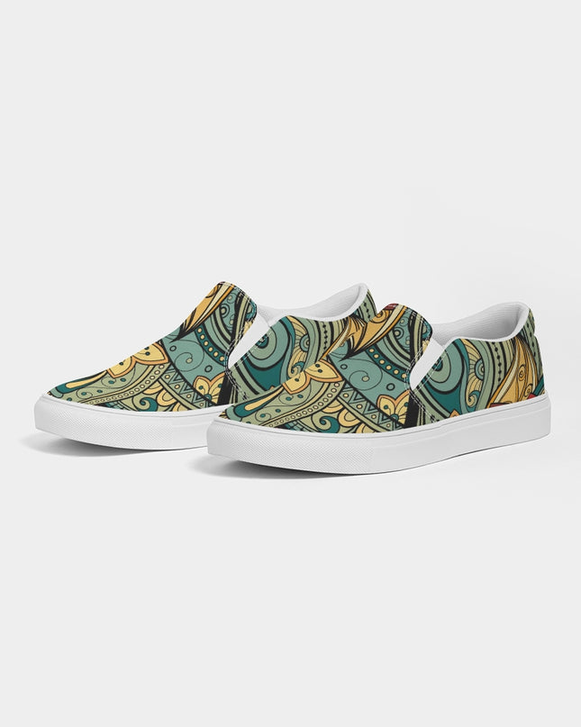 AriNiyla Floral Women's Slip-On Canvas Shoe