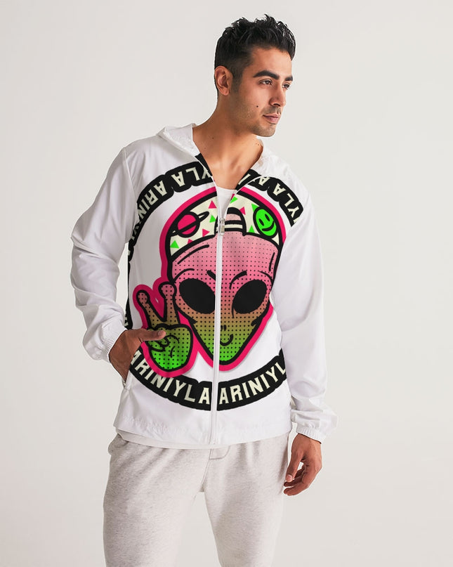 AriNiyla Embezzled Alien Men's Windbreaker Jacket