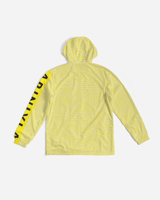 AriNiyla Yellow Scaled Men's Windbreaker Jacket