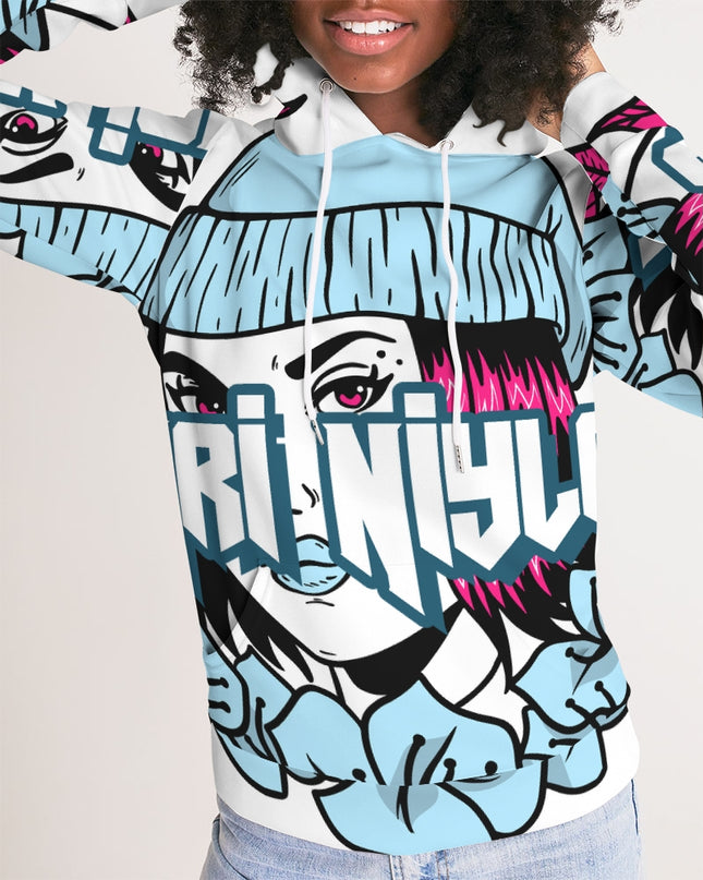 AriNiyla Soft Blue Women's Hoodie