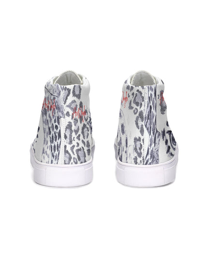 AriNiyla Animal Print Red Signature Hightop Women Shoe