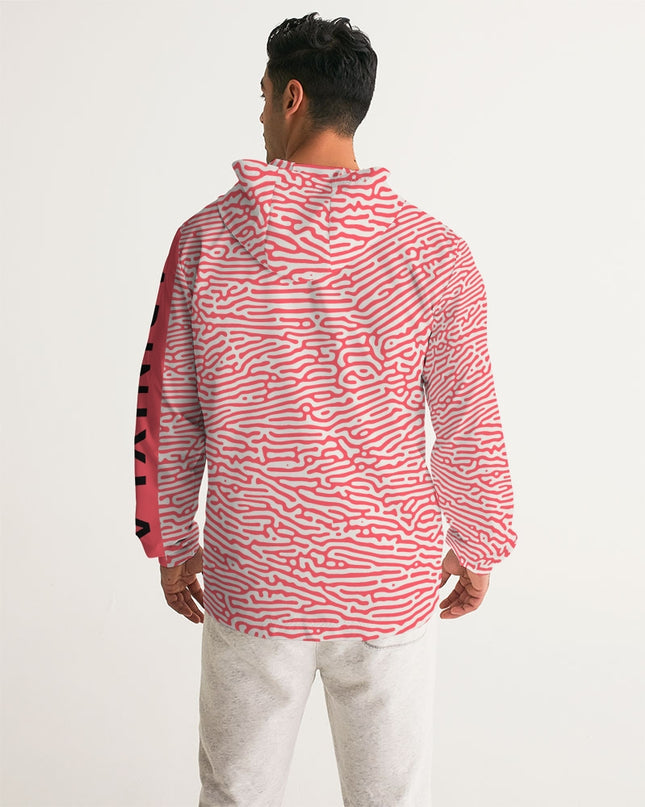 AriNiyla Pink Scaled Men's Windbreaker Jacket
