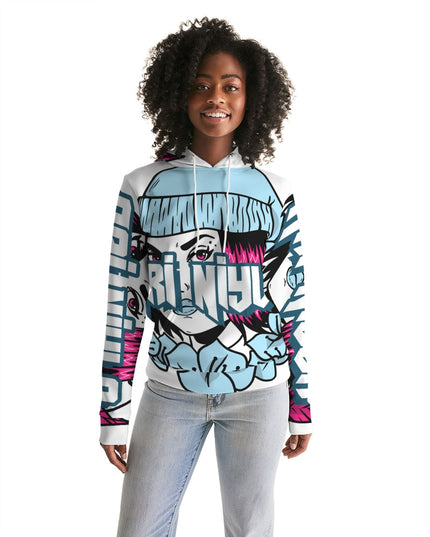 AriNiyla Soft Blue Women's Hoodie