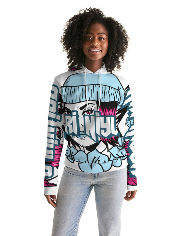 AriNiyla Soft Blue Women's Hoodie